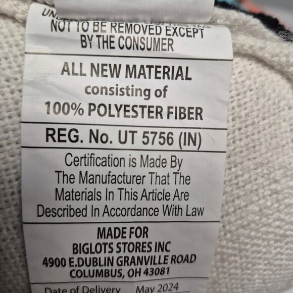 NWT Leykke Decor decorative pillow hang loose hand - Picture 10 of 11